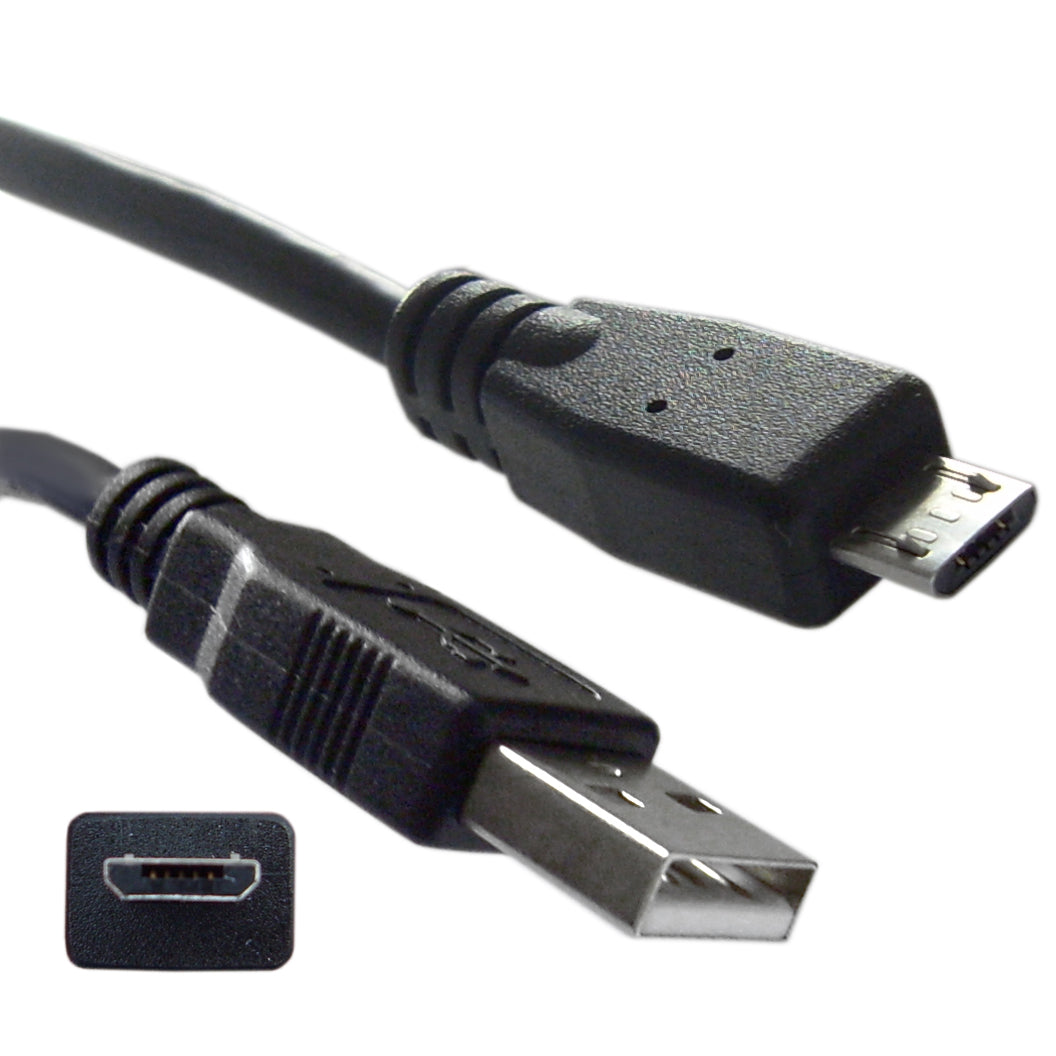 Micro USB male to USB Male, 2 Meter USB Comms Cable for Crouzet Touch HMI Display. For programming HMI screen only Micro USB male to USB Male, 2 Meter USB Comms Cable for Crouzet Touch HMI Display. For programming HMI screen only